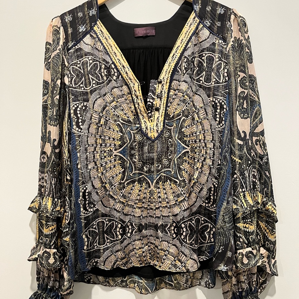 Hale Bob Silk Blouse
